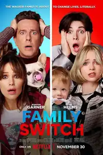 Family Switch — poster artwork Family Switch family comedy poster artwork