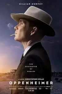 Oppenheimer — poster artwork Oppenheimer poster artwork featuring Cillian Murphy as J. Robert Oppenheimer